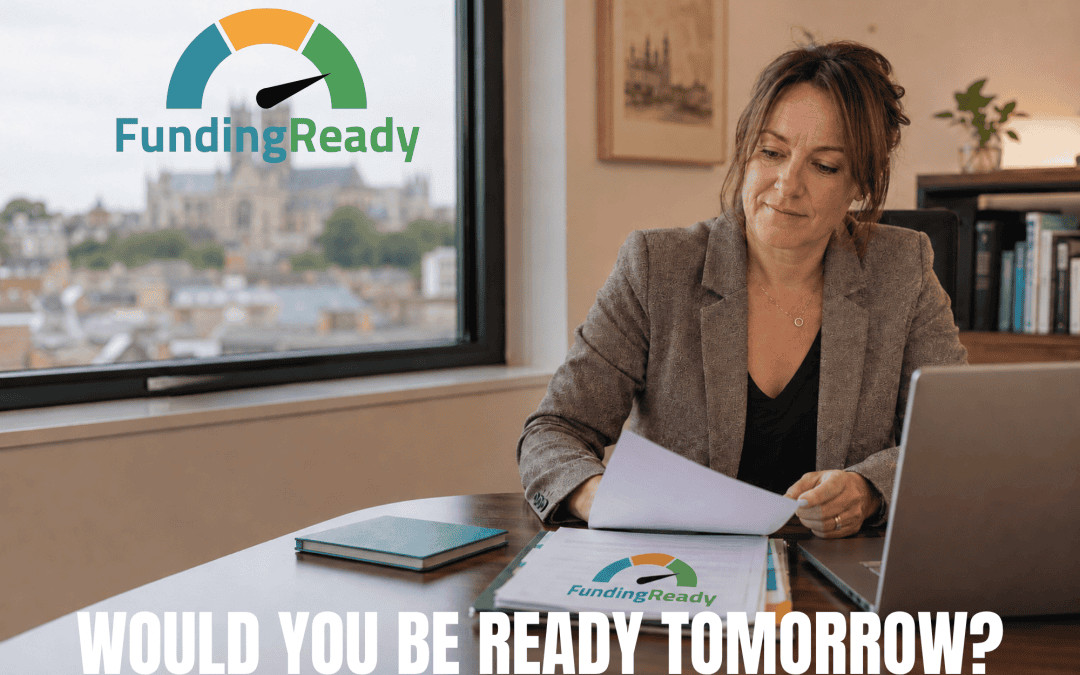 We are pleased to introduce FundingReady!              Is your business ready for funding?